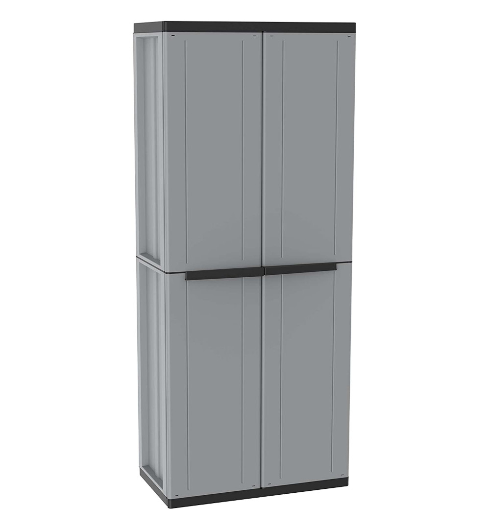 Armadio da esterno a due ante con portascope terry - 68x37x164 cm.